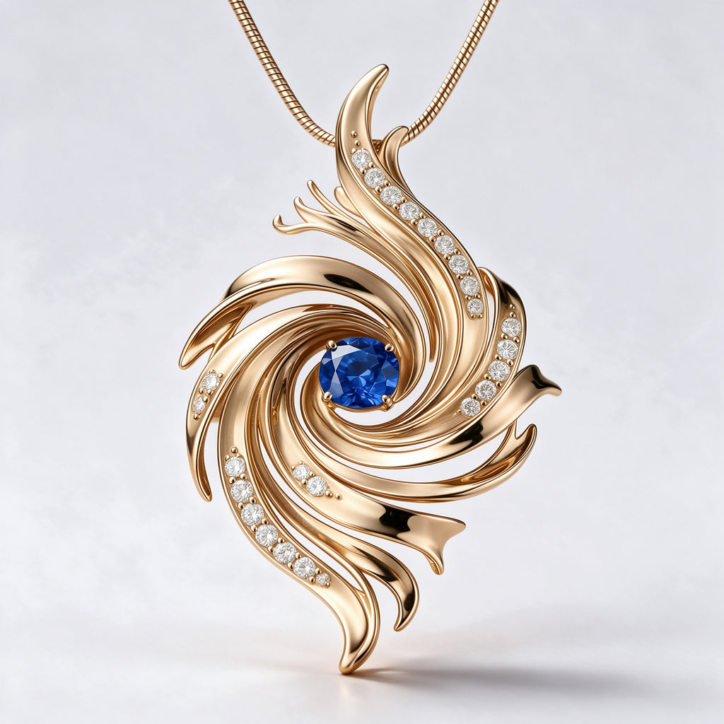 The Tidal Vortex Pendant