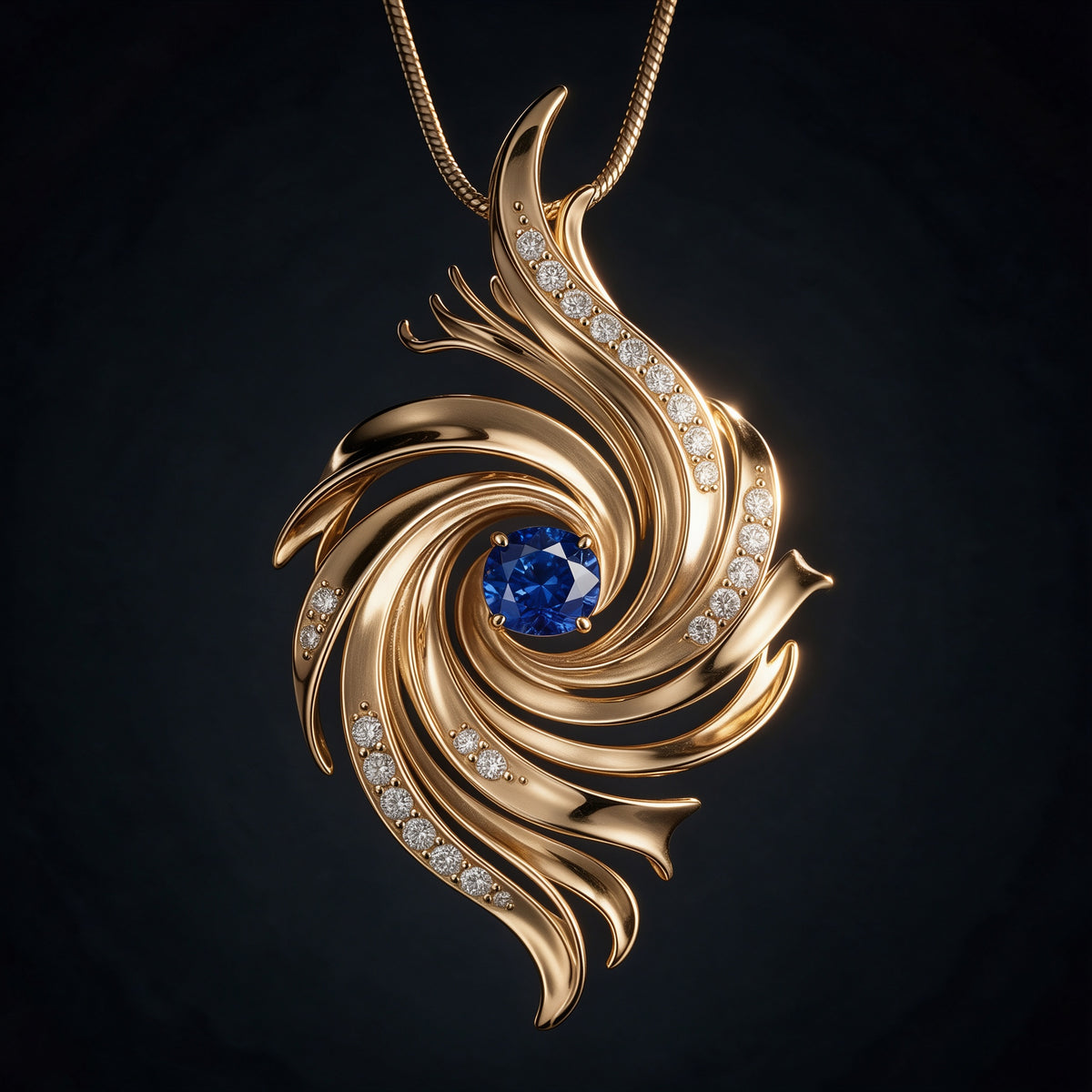 The Tidal Vortex Pendant