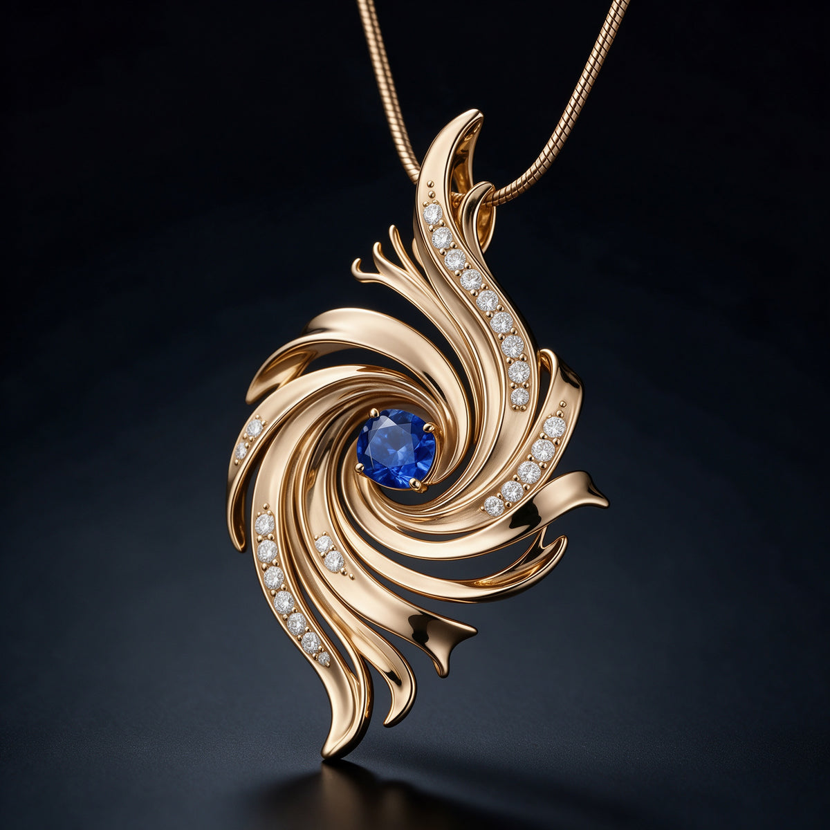 The Tidal Vortex Pendant