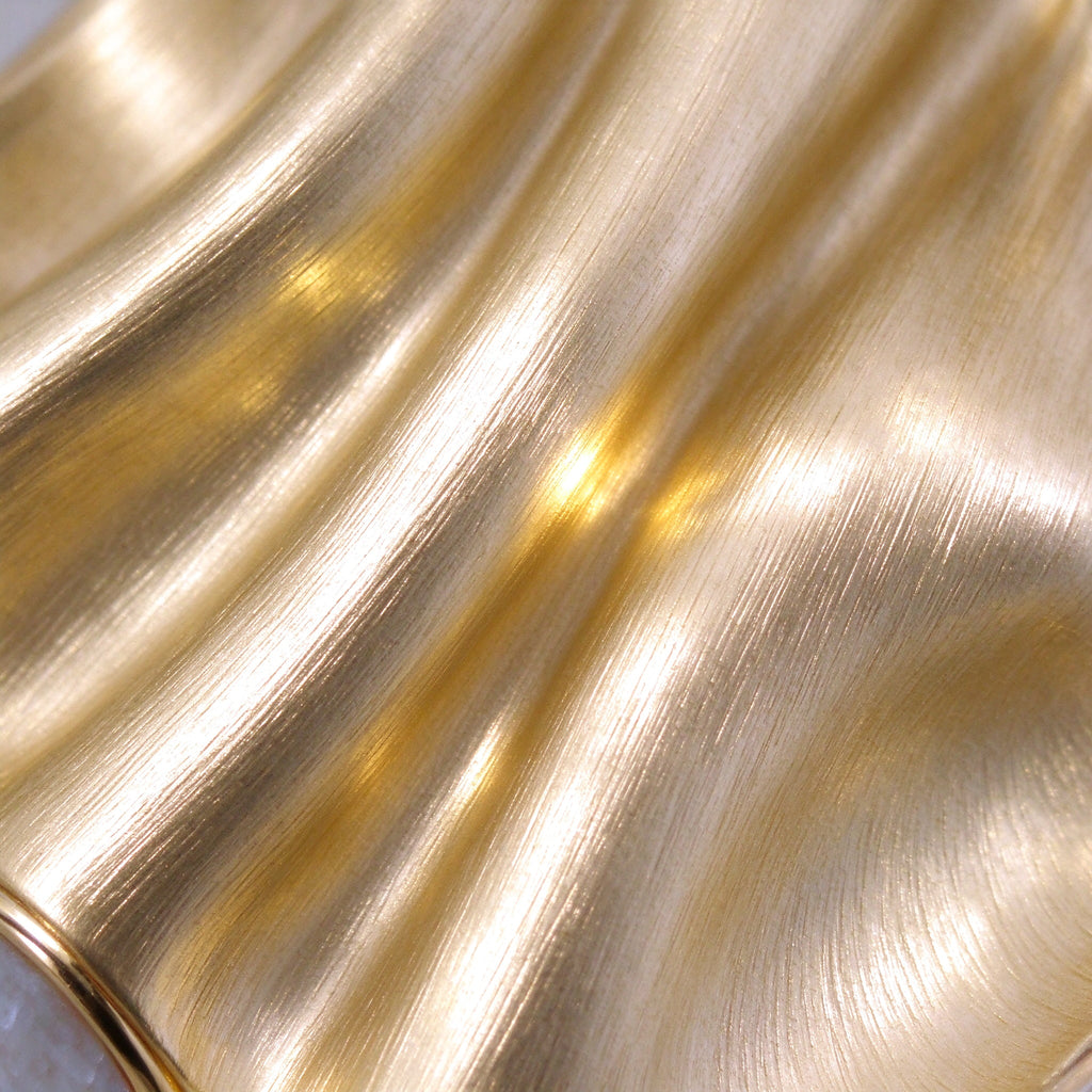 The Soie Pendant — Sculptural 18K Gold Vermeil Drape Necklace