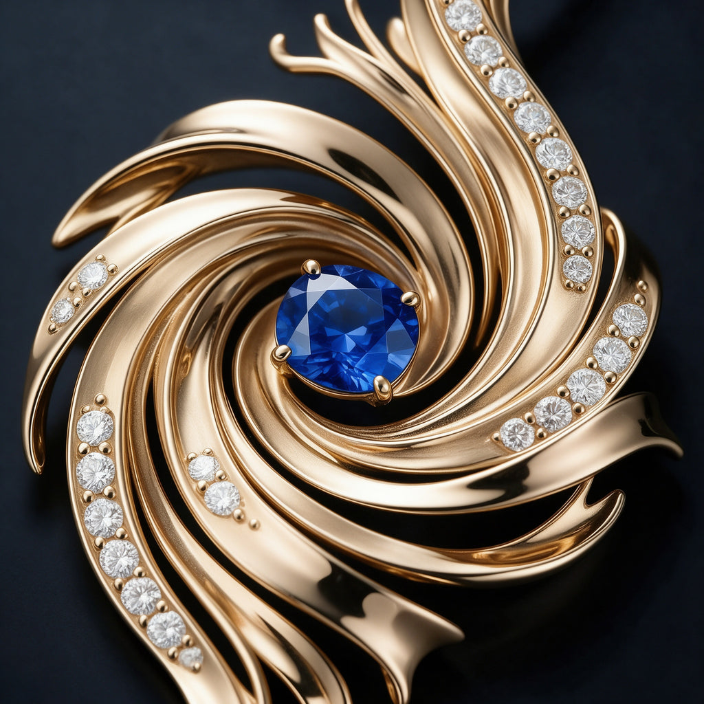 The Tidal Vortex Pendant