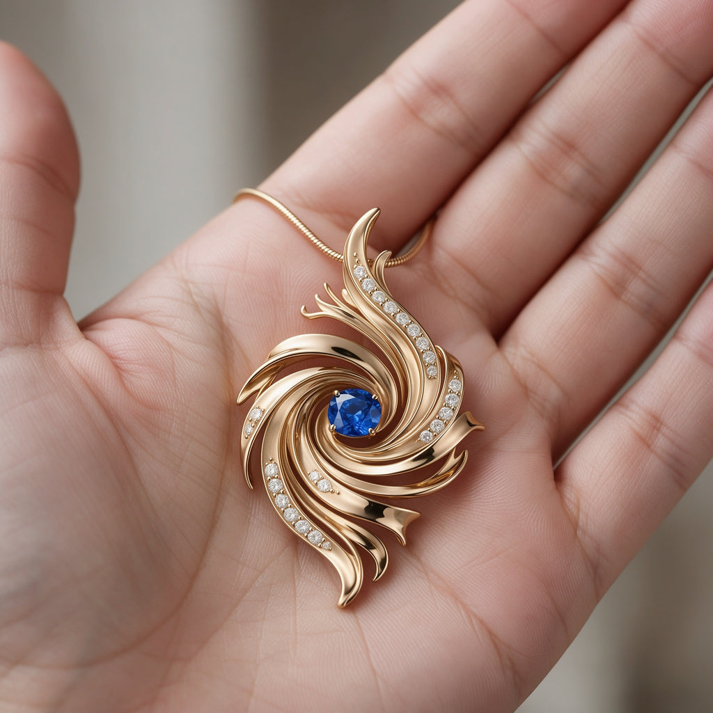 The Tidal Vortex Pendant