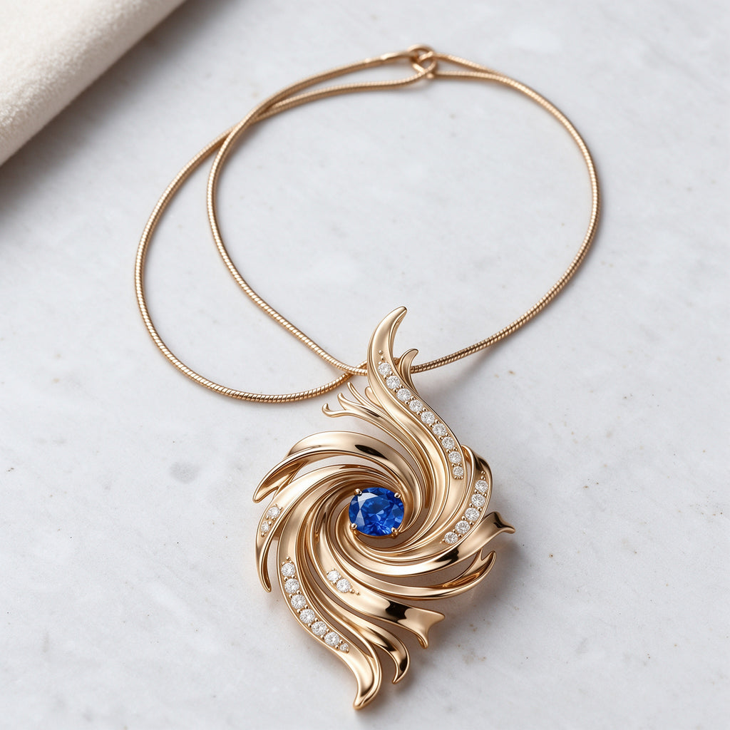 The Tidal Vortex Pendant